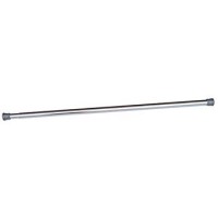 Amazonbasics tension shower doorway curtain rod exrendable stainless steel chrome tension shower rod