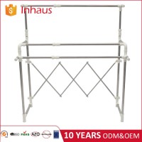 Heavy duty extended Silver and White color functional foldable clothes dryer