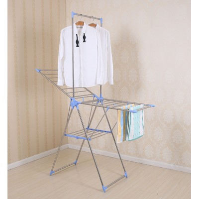 Hot Sale Balcony Stainless Steel Folding Cloth Dryer With Shoe Rack