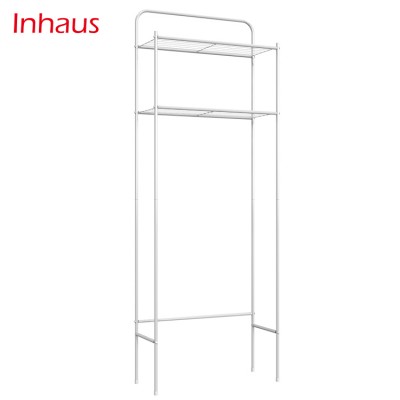 Hot sale 2 shelves bathroom over toilet storage rack