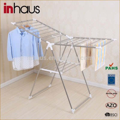 Eco-friendly Stocked Balcony foldable clothes drying rack cloth dryer rack